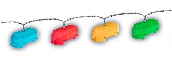 VW Collection Vento VW T1 3D lichtketting gekleurd 3 m - Nostalgic Art Merchandising