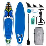 funwater Opblaasbaar Stand Up Paddle Board (SUP) surfplank met accessoires voor watersporten