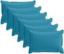 vidaXL Coussin 6 pcs BOIS Bleu clair Polyester 40 x 60 cm