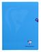 Clairefontaine 323311C Pak met 10 Geniete Schriften Mimesys Blauw - 24x32 cm - 48 Pagina's Grote Ruitjes - Wit Papier 90 g - Polypro Omslag
