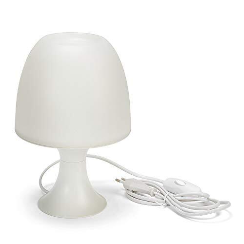 VELAMP MUSHROOM tafellamp E14, wit