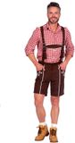 Wilbers Broek Tirol Kort Bruin Heren Konstantin - Maat XXL