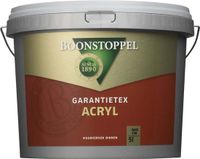 Boonstoppel Garantietex Acryl Muurverf Mat Wit 5 Liter