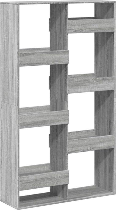 vidaXL Kamerscherm 100x33x175 cm Bewerkt Hout Grijs Sonoma Eikenkleur