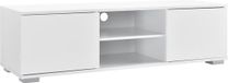 en.casa TV meubel Seattle tv kast MDF 34,5x120x40 cm wit hoogglans