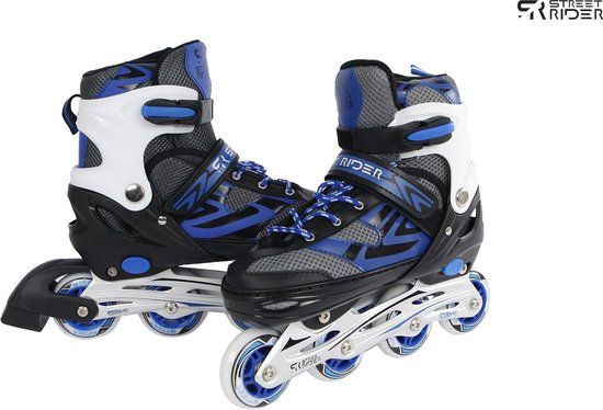 Street Rider Skeelers Blauw/Zwart, maat 37-40
