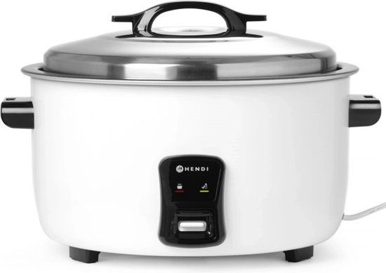 Hendi Kitchen Line Rijstkoker - 10 Liter - 2900W - Wit