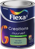 FLEXA Creations - Muurverf Extra Mat - Vol Tijm - Mengkleuren Collectie - 1 Liter