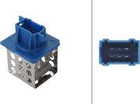 HELLA Widerstand für Innenraumgebläse, 12V, 6-polig, passend u.a. für PEUGEOT 206