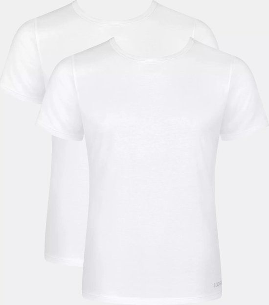 Sloggi Men GO ABC 2.0 O-Neck 2P Undershirt - White - Size M