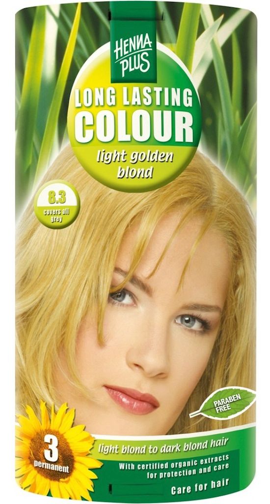 Hennaplus Long Lasting Colour 8.3 Light Golden Blond 100ml