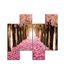 Homemania Muurafbeelding Avenue met bomen, 4 stuks, natuur en landschappen per woonkamer, meerkleurig, 76 x 0,3 x 50 cm, HM204PMDF60, MDF