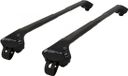 Hyundai Tucson SUV 2004 - 2009 Zwart Aluminium 130cm Dakdragers