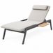 AVH-Collectie Zinfandel chaise longue 198x72x47 cm anthracite