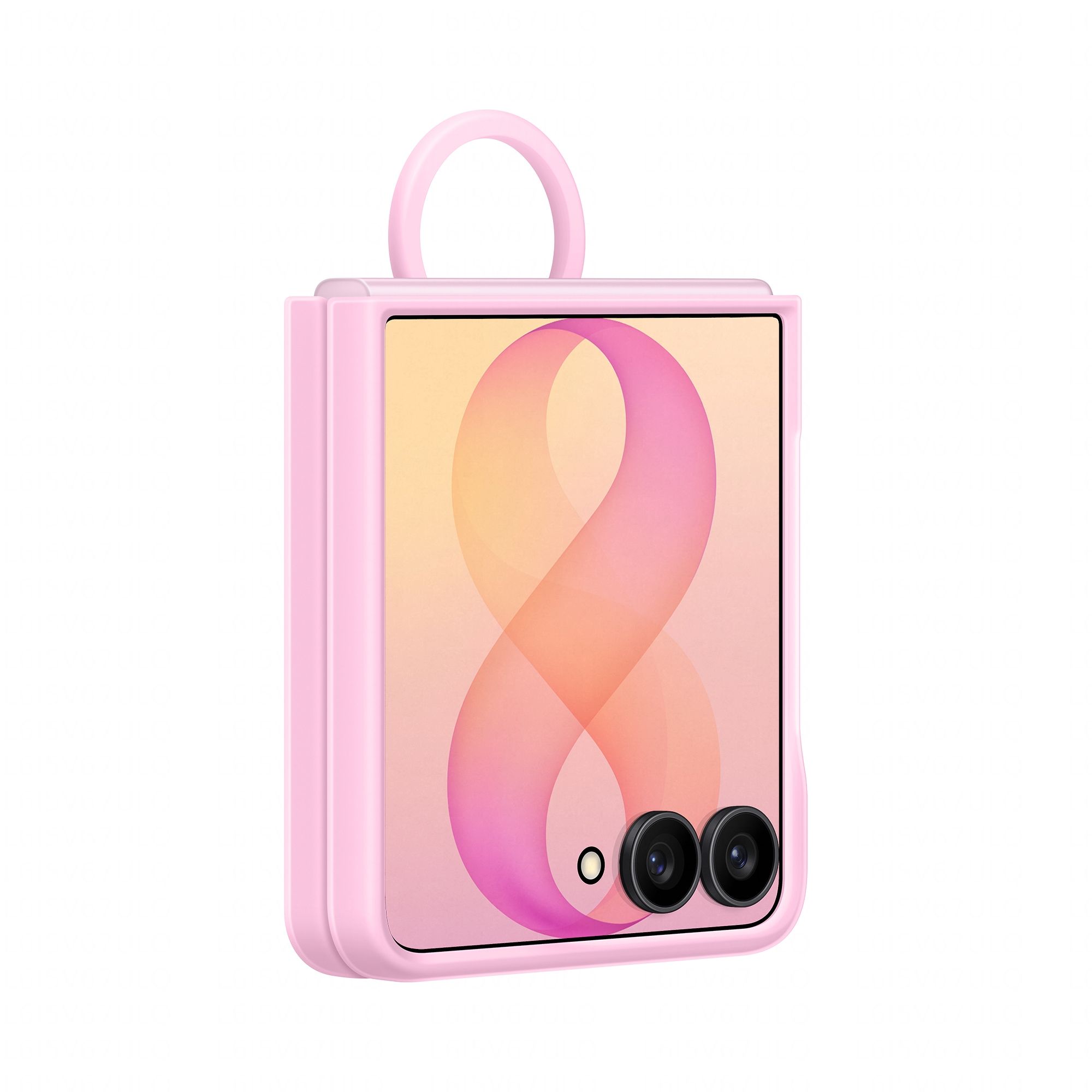 Samsung Galaxy Z Flip8 Hoesje - Silicone Ring Magnet - Roze
