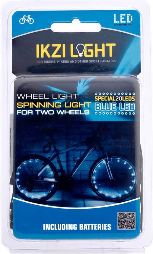 Ikzi light IKZI spaaklicht met 2x 20 led blauw