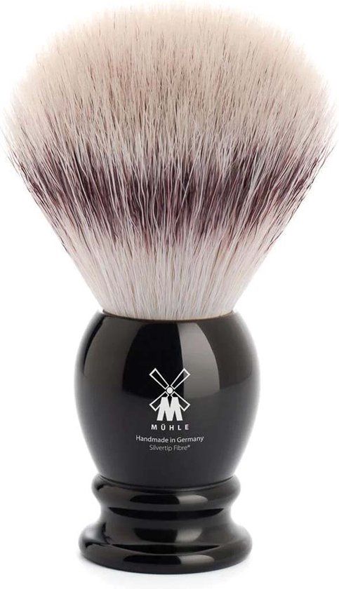 MÜHLE - Scheerkwast - Silvertip Fibre - Classic - Zwart (L)