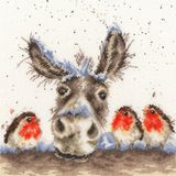 Bothy Threads Christmas Donkey borduren (pakket)