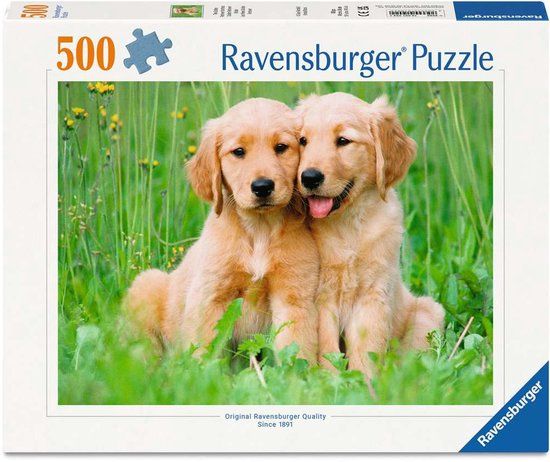 Ravensburger The Golden Retriever Brothers Legpuzzel 500 Stukjes