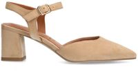 No Stress - Dames - Beige suède slingbacks - Maat 41