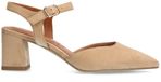 No Stress - Dames - Beige suède slingbacks - Maat 41