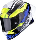 Scorpion EXO-R1 Evo II Valere Zwart Blauw Neon Geel Integraalhelm Maat XL