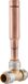 SharkBite UR22630 Brass Push Water Hammer Arrestor, Copper, 1/2". Residential