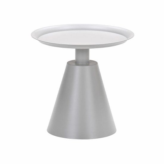Garden Impressions Zavala bijzettafel - diameter 50xH48 cm - taupe