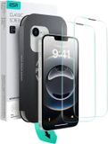 ESR Screen Protector Geschikt voor iPhone 17e / 16e / 14 / 13 / 13 Pro - UltraFit Classic - 9H Tempered Glass - Case Friendly - Installatieframe - Geen luchtbellen & stof (2-Pack)
