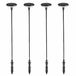 4 Lumisky 4 stuks zonnebakens om te planten, warmwit, 4 x LUCENTY H76 cm