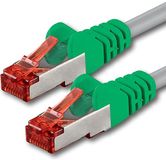 1x 10m Cat6 Cat.6 Ethernet-kabel Cat 6 netwerkkabel patchkabel RJ45 SFTP - grijze crossover