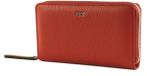 abro Leren Portemonnee Leather Adria Zip Wallet Red Rood