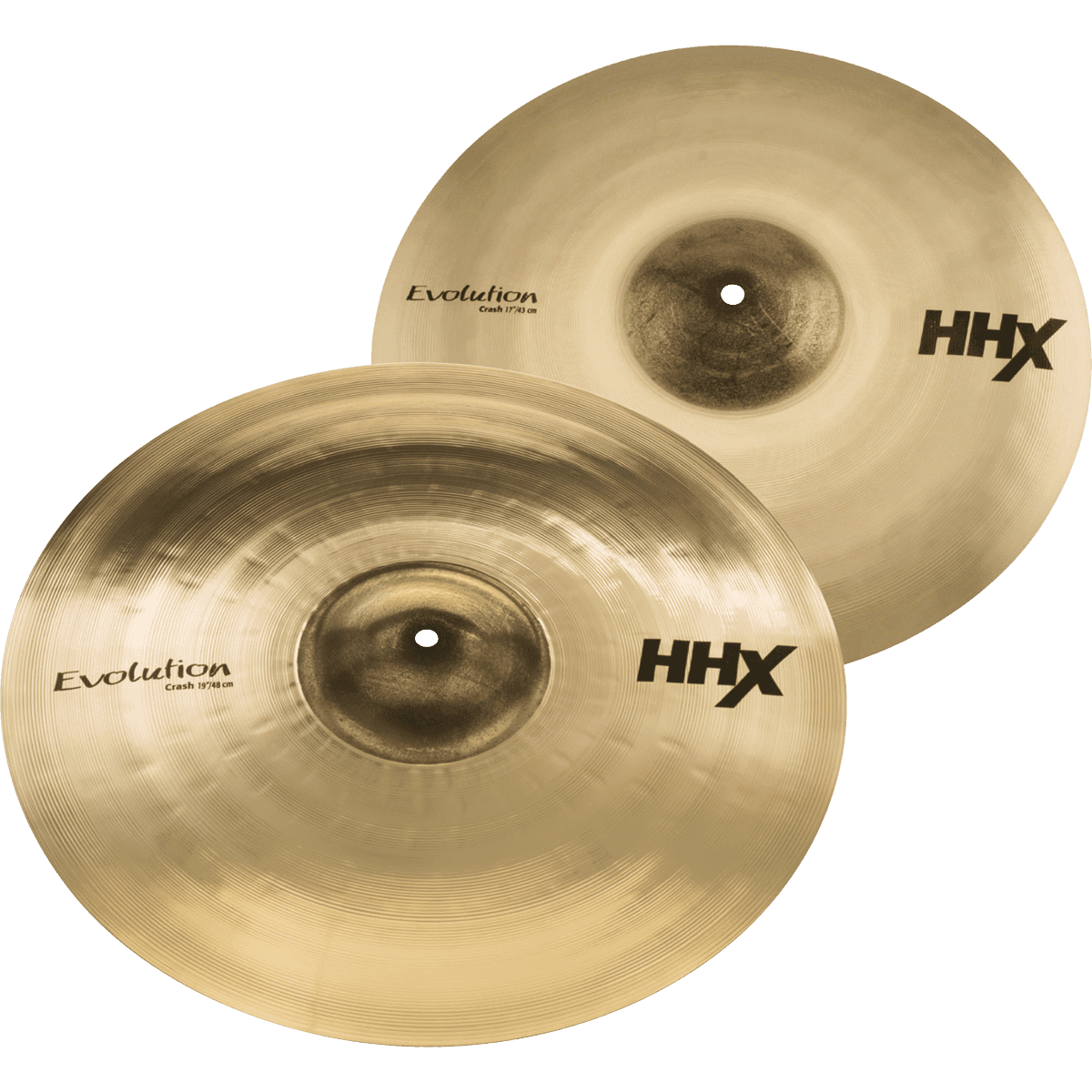 Sabian HHX Evolution Crash Pack - 17" & 19" - Brilliant