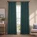 HPD Half Price Drapes Imitatielinnen verduisterende gordijnen, Focal Green