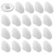 cyclingcolors 20 x afdekkingen voor kruiskopschroeven, wit, 12,5 mm x 4,2 mm, PZ3, gatdeksel, bescherming voor meubels, tafel, stoel