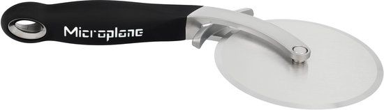 Microplane Pizzasnijder Pro - Zwart - Met deegprikker