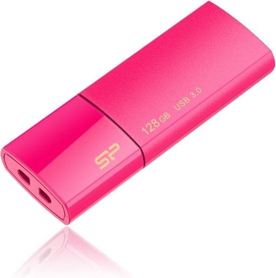 Silicon Power Blaze B05 USB-stick - 128GB - Roze