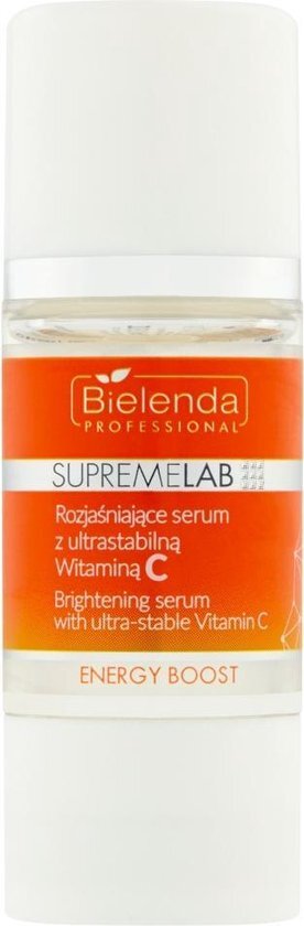 Bielenda Professional - SupremeLab Energy Boost rozjaśniające serum z ultrastabilną witaminą C 15ml