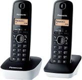 Panasonic Draadloos DECT-telefoon, KX-TG1612FRW, duo-set, 2 handsets, wit