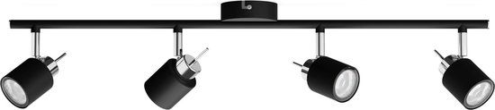 Philips LED Philips Essentials Meranti Opbouwspot - Zwart - GU10