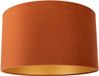 QAZQA Abat-jour Moderne - Cylindre Orange Or