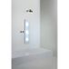 Sunshower Rond Medium Plus infrarood + UV licht opbouw incl. wandbeugel 140x33x12cm Wit M0600-M0101-SML0700