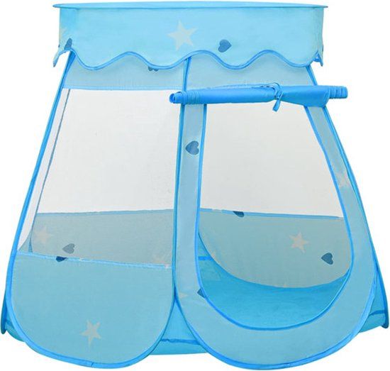 vidaXL Kinderspeeltent 102x102x82 cm blauw