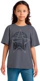 Levi's® Kids Wild West T-shirt Manches Courtes Gris 6 Ans Fille