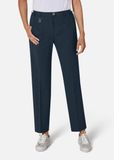 Goldner Pantalon van scheerwol Elegante stretchbroek met strijkvouwen