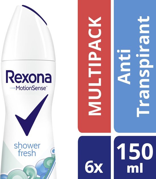 Rexona Women Anti-transpirant Spray Shower Fresh 150 ML 6 stuks