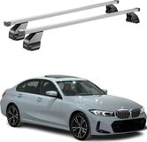 Menabo Barre de toit pour BMW Série 3 (G20) 2019-2024 / G80 2021-2024 - Gris