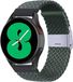 By Qubix Qubix - Braided Nylon Watch Strap for Garmin Vivoactive 4 / 4L - Dark Green - 22mm