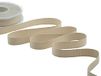 Furlanis - Decoratieve grote grain, Caneté-band, Italiaanse stof - beige, 15 mm x 20 m