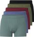 Jan Vanderstorm Hommes Hipsters, Ensemble De 5 - Noir - Grande Taille